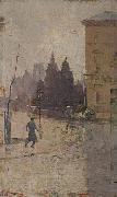 Tom roberts By the Treasury Sweden oil painting artist